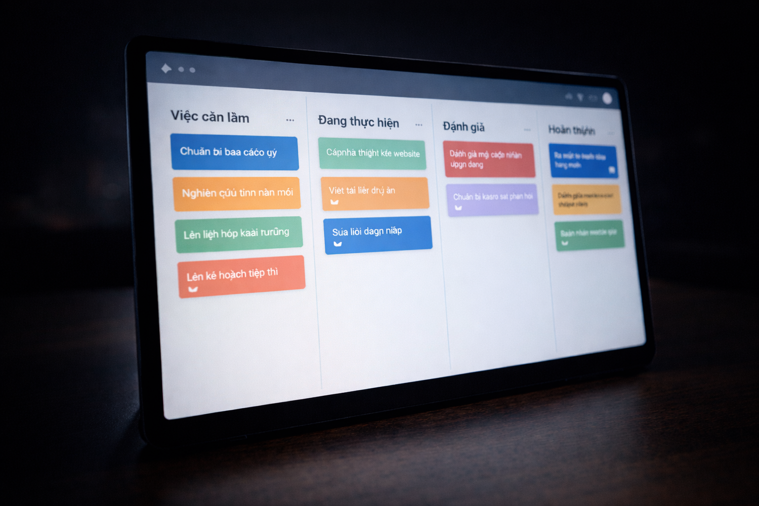 Bảng quản lý công việc